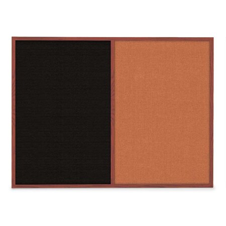 United Visual Products Sliding Door Indoor Enclosed Corkboard, 3 UV9000ACS-BLACK-KEYLIME